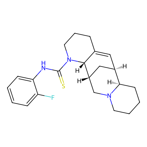 C22H28FN3S structure