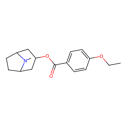 (8-Methyl-8-azabicyclo[3.2.1]octan-3-yl) 4-ethoxybenzoate structure