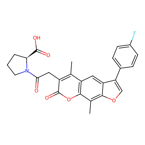 C26H22FNO6 structure