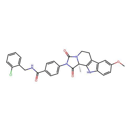 C29H25ClN4O4 structure
