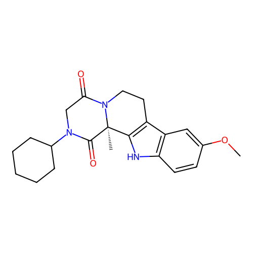 C22H27N3O3 structure