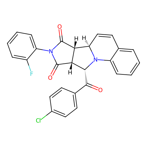 C27H18ClFN2O3 structure