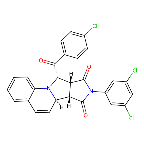 C27H17Cl3N2O3 structure