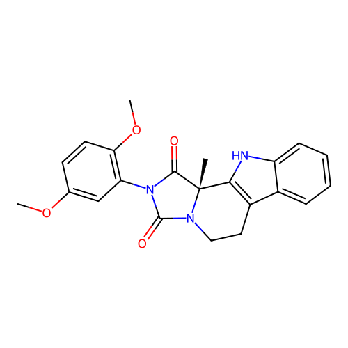 C22H21N3O4 structure