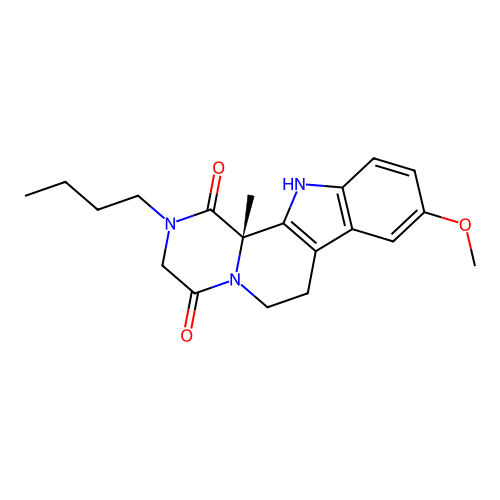 C20H25N3O3 structure