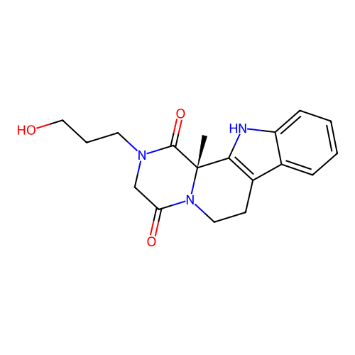 C18H21N3O3 structure