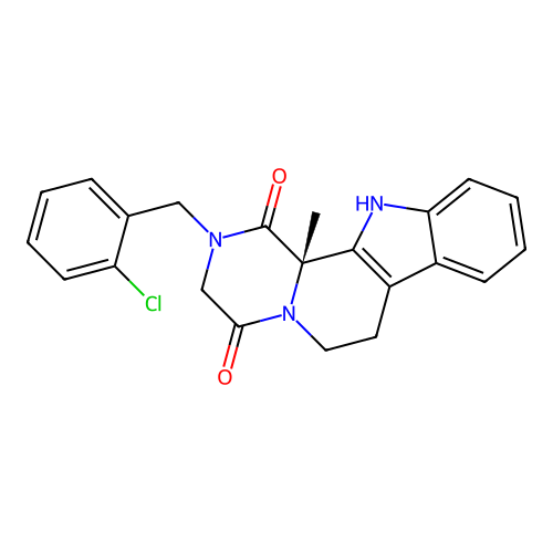 C22H20ClN3O2 structure