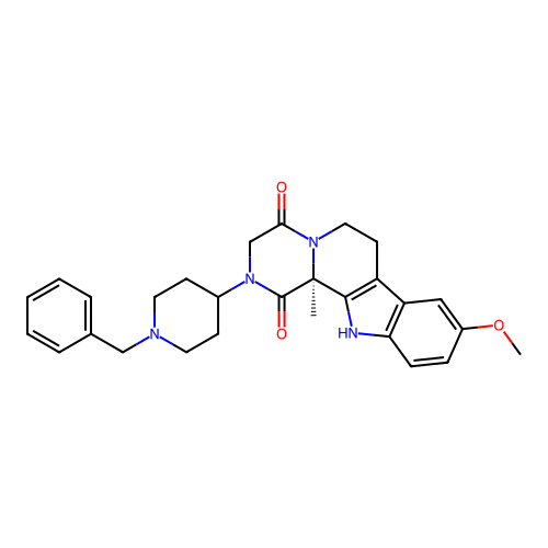 C28H32N4O3 structure