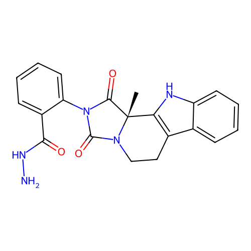 C21H19N5O3 structure