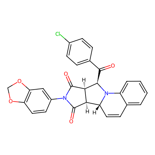 C28H19ClN2O5 structure