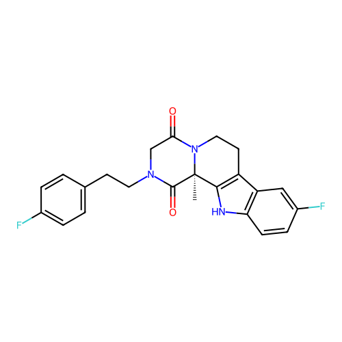 C23H21F2N3O2 structure