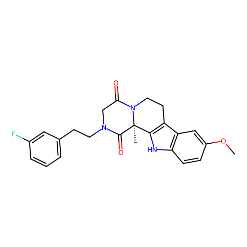 C24H24FN3O3 structure