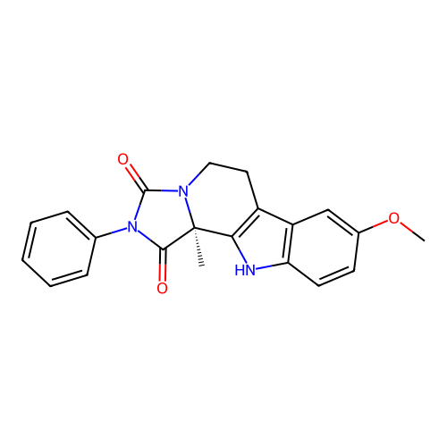 C21H19N3O3 structure