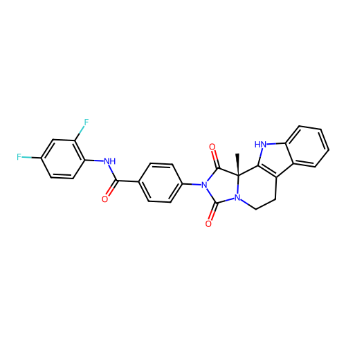 C27H20F2N4O3 structure