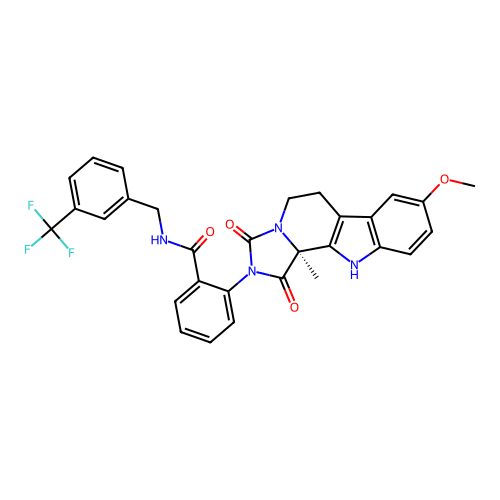C30H25F3N4O4 structure