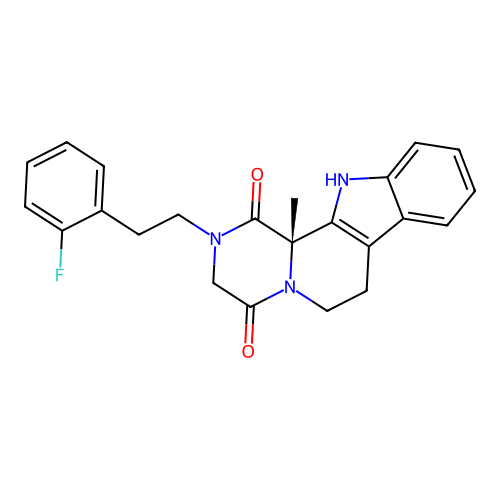C23H22FN3O2 structure