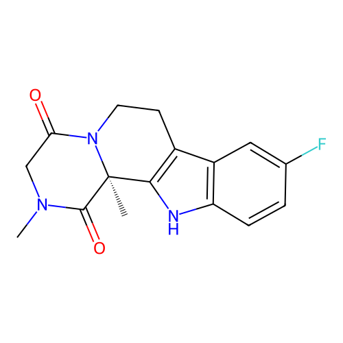 C16H16FN3O2 structure