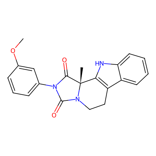 C21H19N3O3 structure