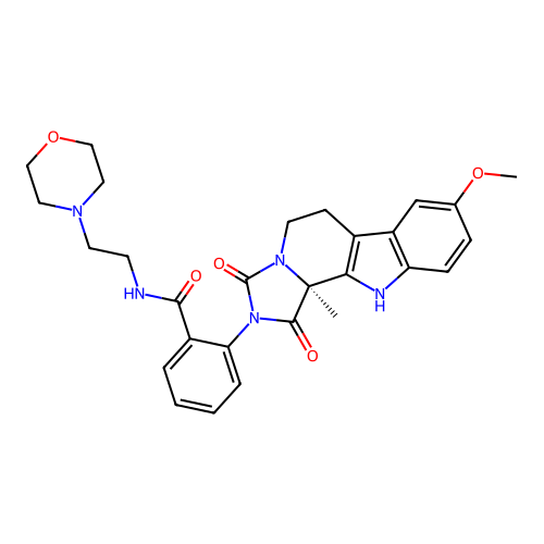 C28H31N5O5 structure