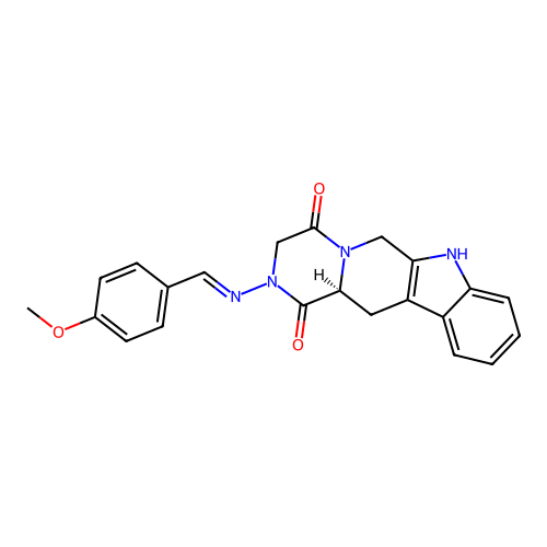 C22H20N4O3 structure