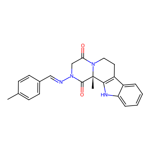 C23H22N4O2 structure