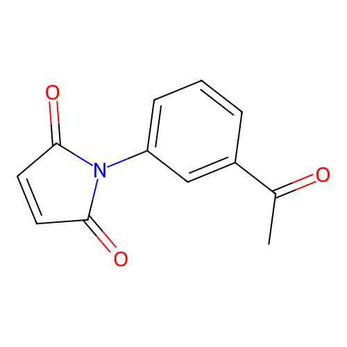 1-(3-acetylphenyl)-2,5-dihydro-1H-pyrrole-2,5-dione structure