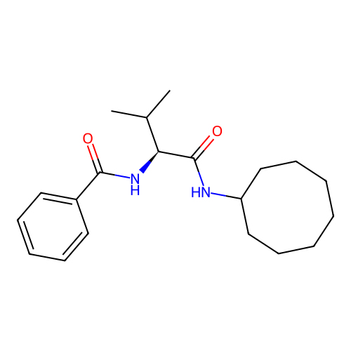 N-[(2S)-1-(cyclooctylamino)-3-methyl-1-oxobutan-2-yl]benzamide structure