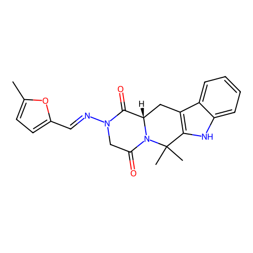 C22H22N4O3 structure