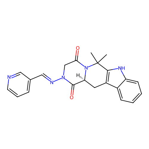 C22H21N5O2 structure