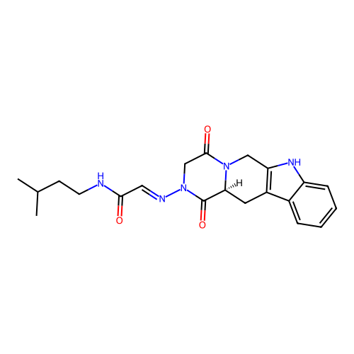 C21H25N5O3 structure