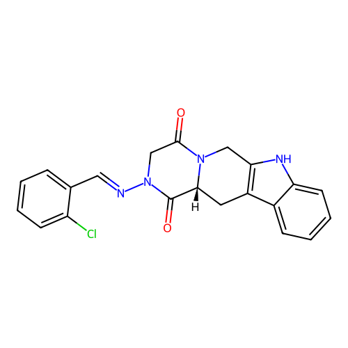 C21H17ClN4O2 structure