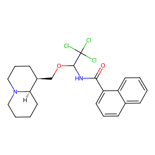 C23H27Cl3N2O2 structure