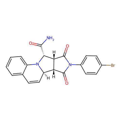 C21H16BrN3O3 structure