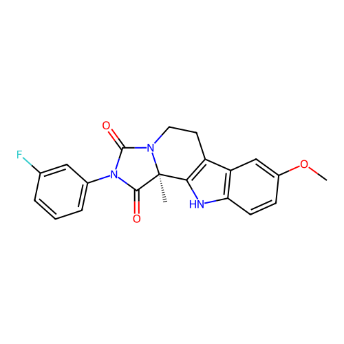 C21H18FN3O3 structure