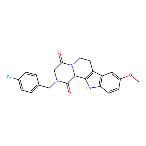 C23H22FN3O3 structure