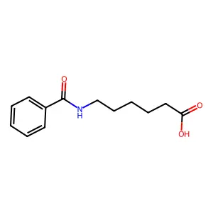 6-苯甲酰氨基己酸 structure