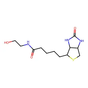 2-(Biotinylamido)ethanol structure