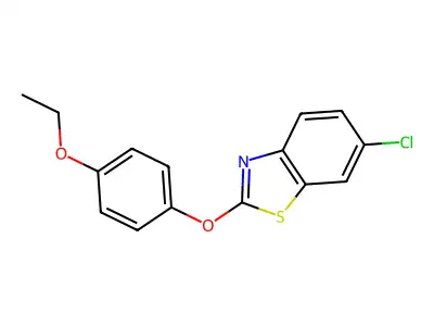 6-Chloro-2-(4-ethoxyphenoxy)-1,3-benzothiazole structure