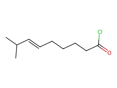 (E)-8-甲基-6-壬烯酰氯 structure