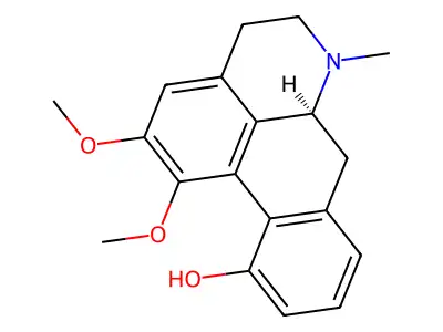 1,2-Dimethoxy-11-hydroxyaporphine structure