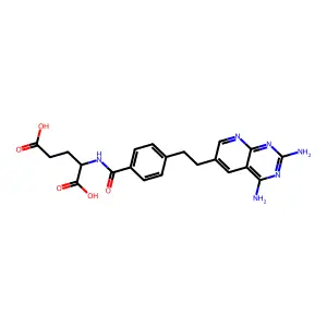5,10-Dideazaaminopterin structure