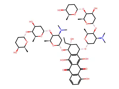 Cosmomycin D structure