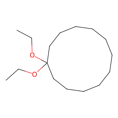 1,1-Diethoxycyclododecane structure