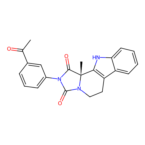 C22H19N3O3 structure