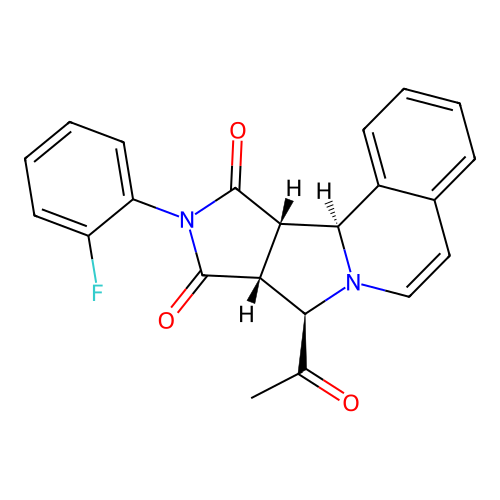 C22H17FN2O3 structure