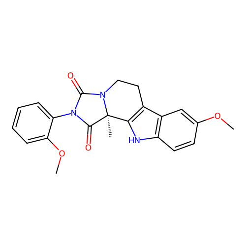 C22H21N3O4 structure