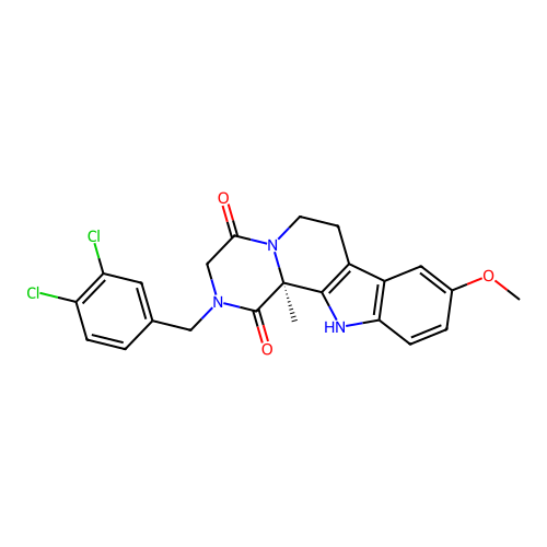 C23H21Cl2N3O3 structure