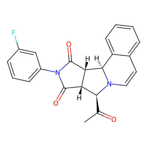 C22H17FN2O3 structure