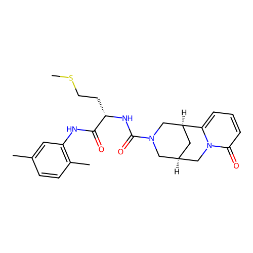 C25H32N4O3S structure