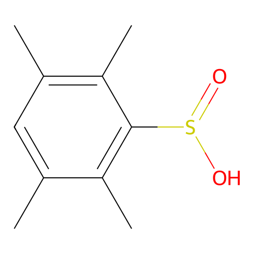 2,3,5,6-Tetramethylbenzene-1-sulfinic acid structure